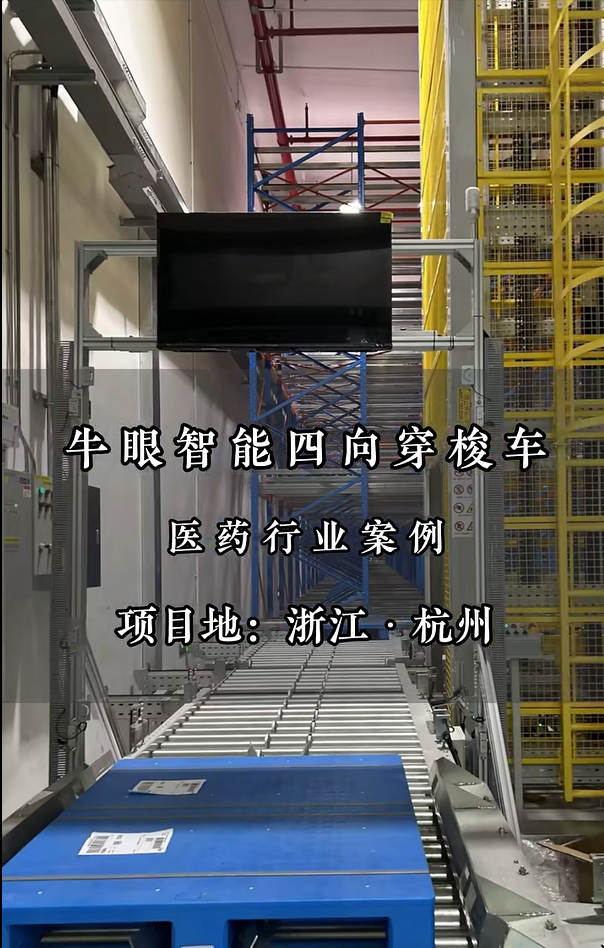 标杆交付+1，牛眼智能为全球头部药企打造智能四向车自动化立库